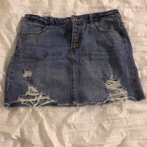 jean skirt
